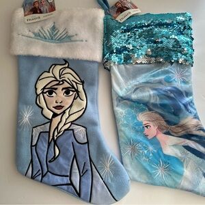 Disney Frozen Blue and White stockings (2)